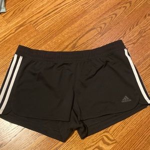Black adidas shorts